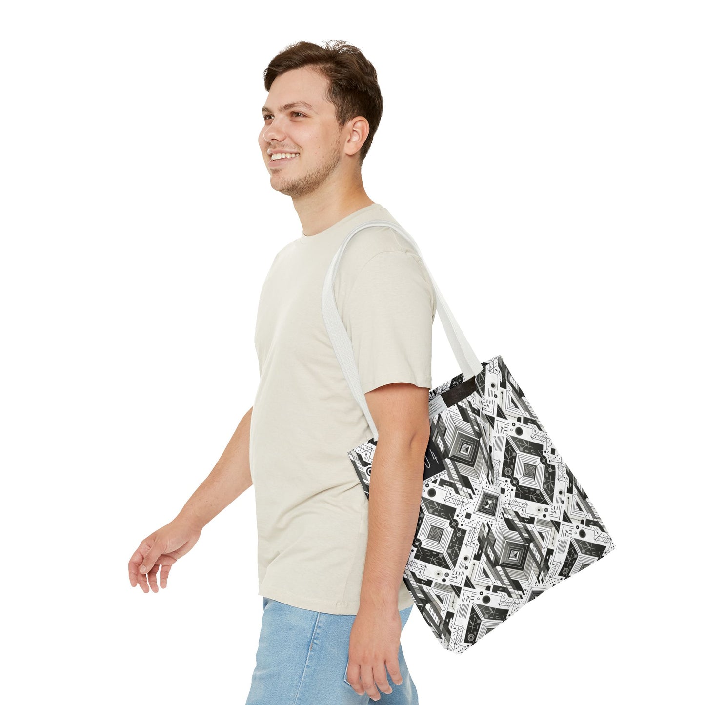Digital Minimalism Minimalist Tech Tote Bag - 8404 Design-51