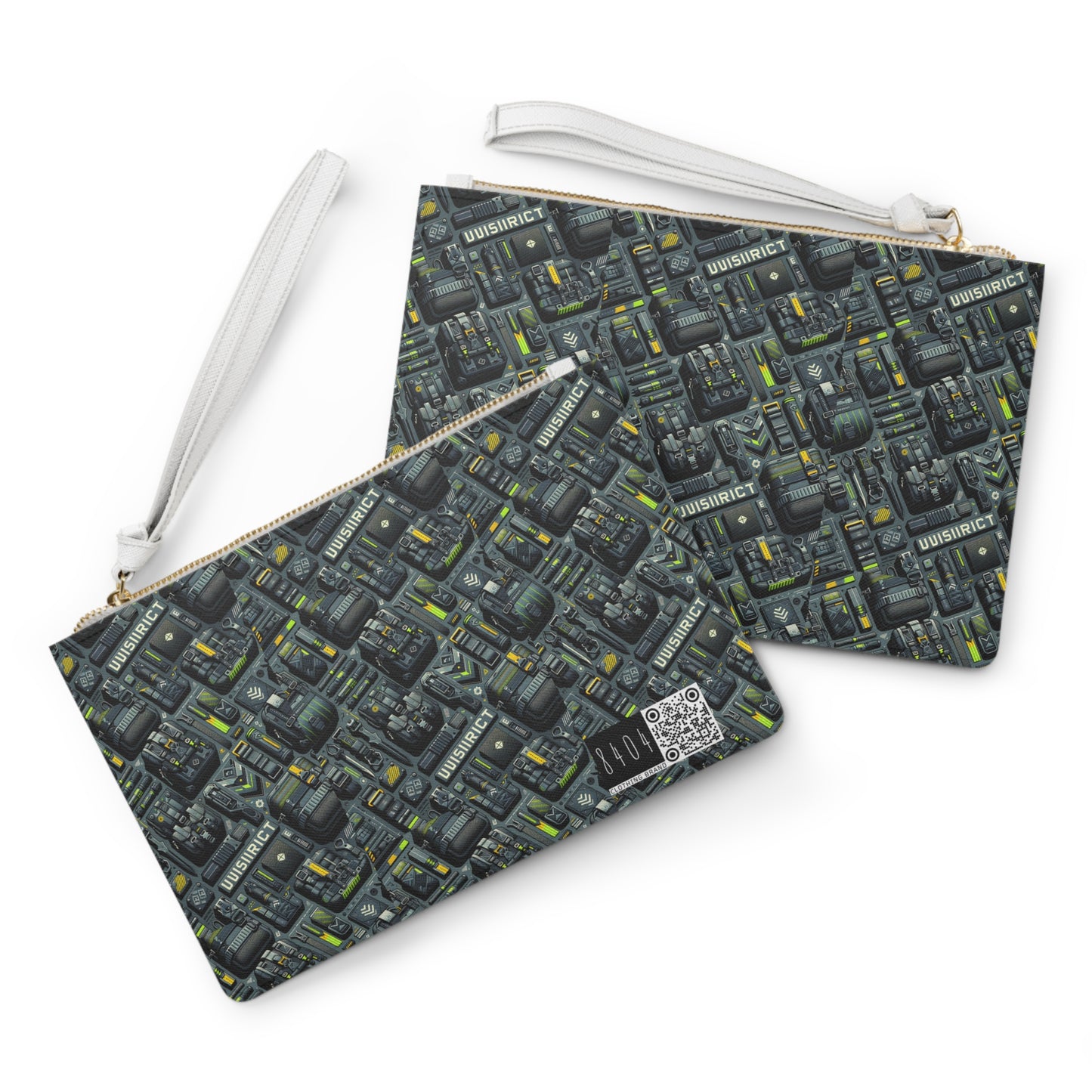 Tech Utility Streetwear Futuristic Tech-Forward Clutch Bag - 8404 Design-47