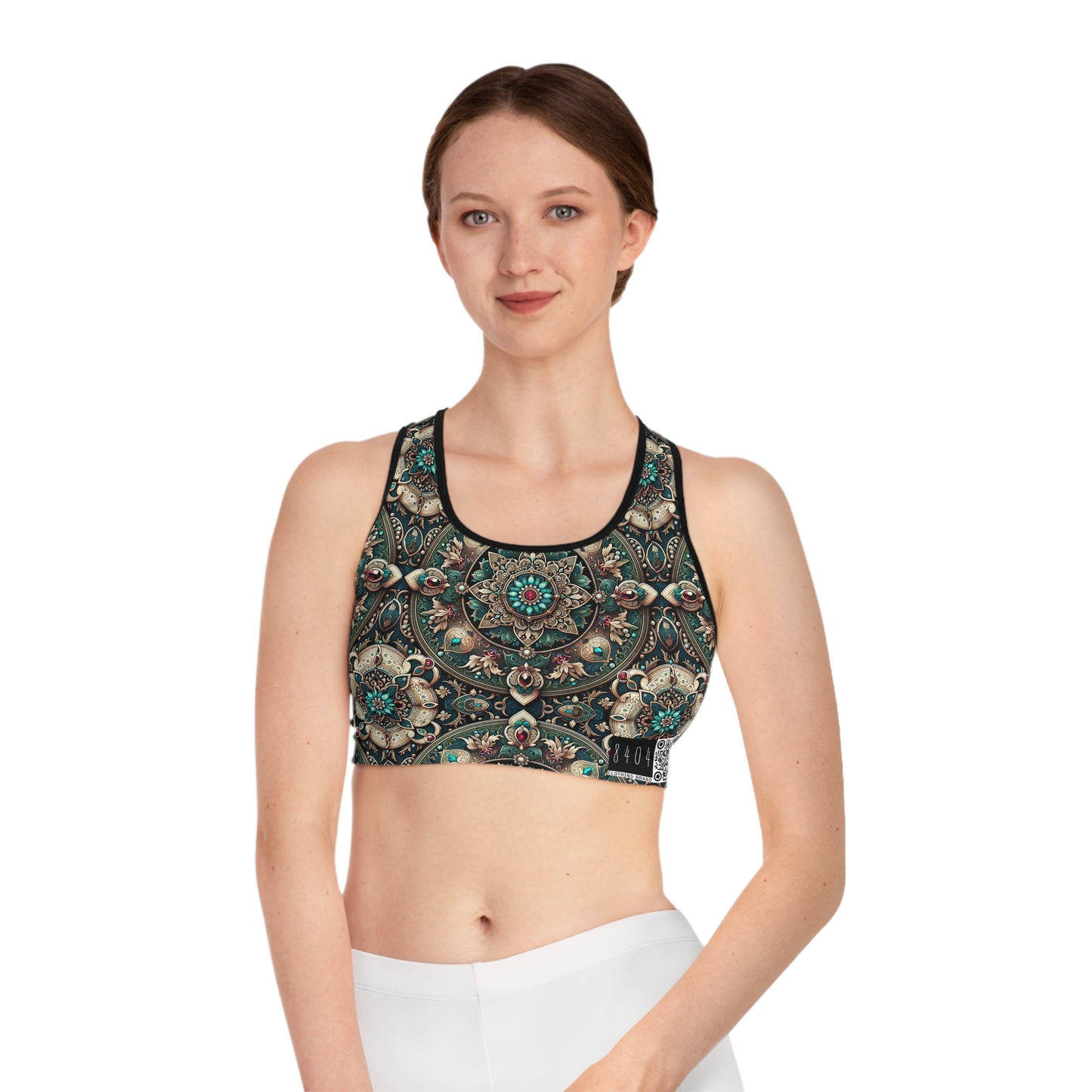 Neo-Dandyism Modern Dandy Streetwear Sports Bra - 8404 Design-56