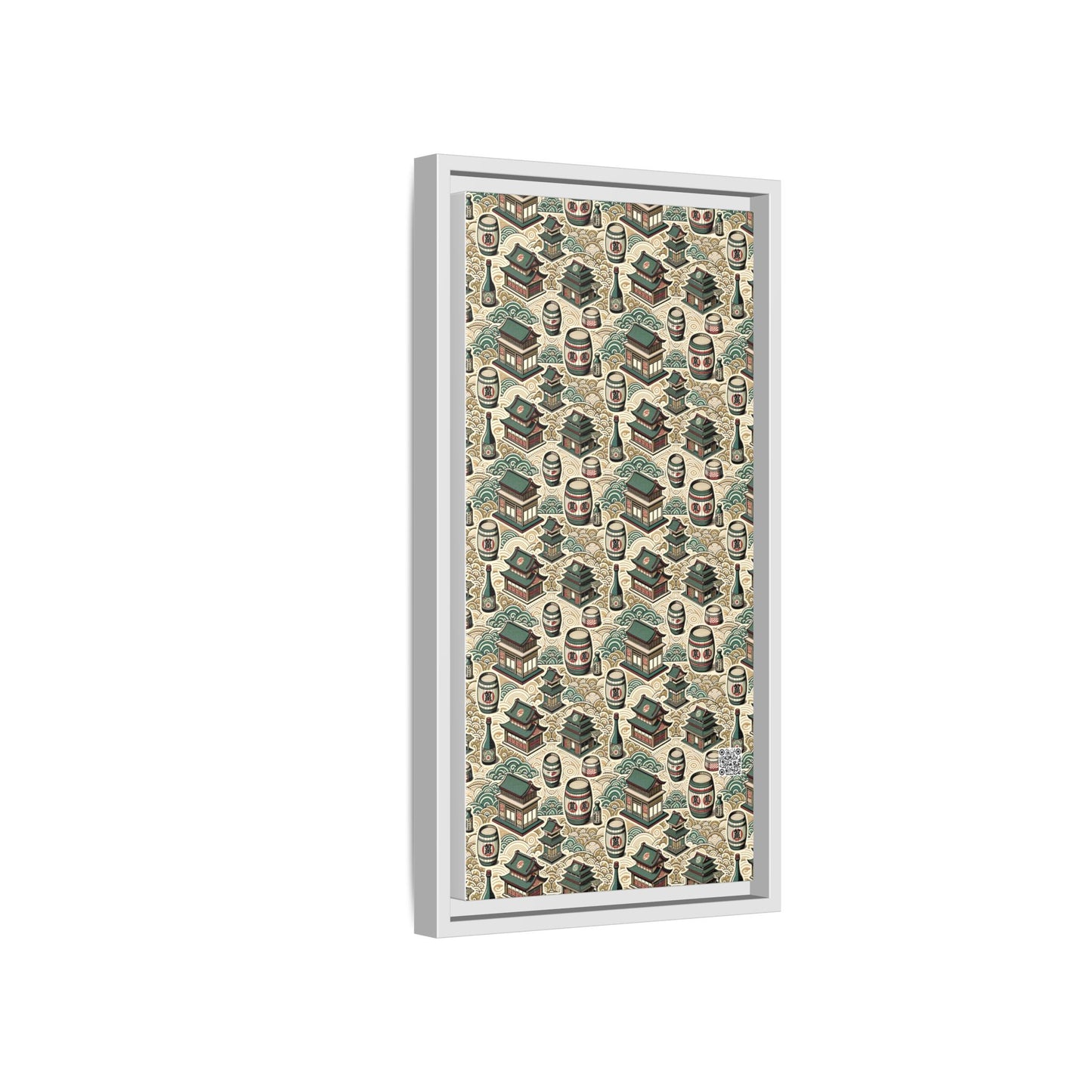 Cultural Artisanal Fusion Contemporary Cultural Elegance Matte Canvas, Framed (multi-Color) - 8404 Design-68 B