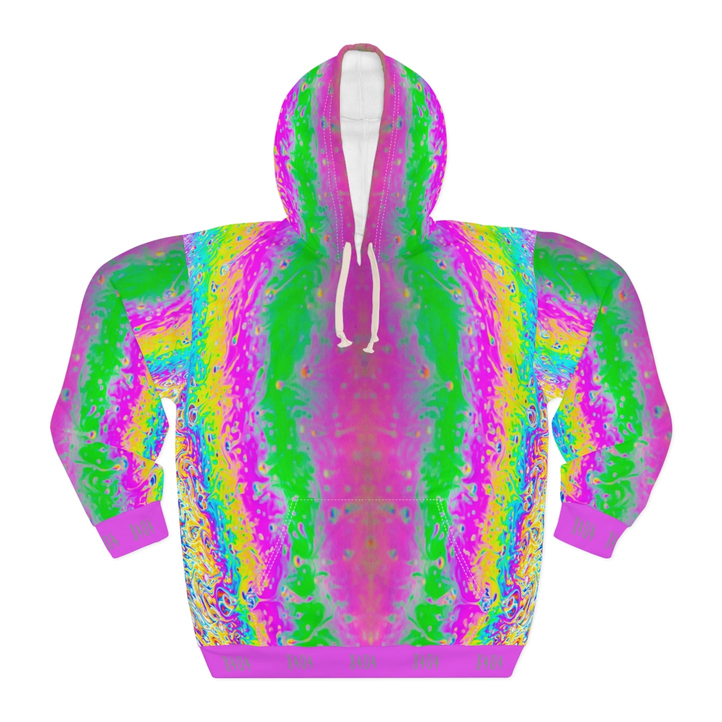 8404's Unisex Adult "fluorescence in Magenta" Fashion Pullover Hoodie
