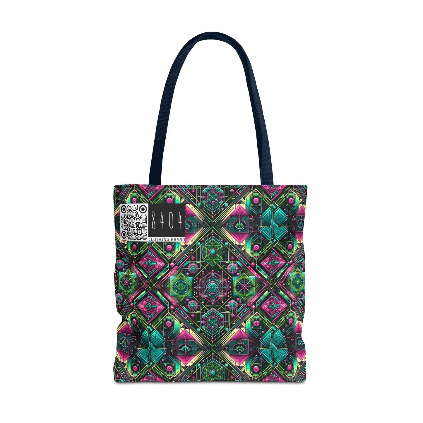 Tech-Infused Graphics Tech-Forward Streetwear Tote Bag - 8404 Design-45