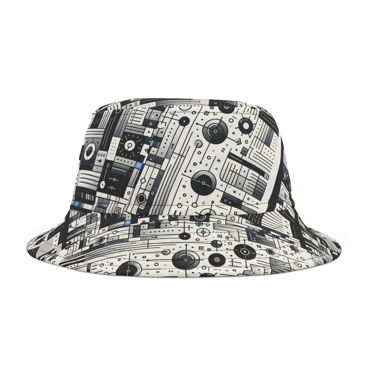 Digital Minimalism Minimalist Tech Bucket Hat - 8404 Design-66