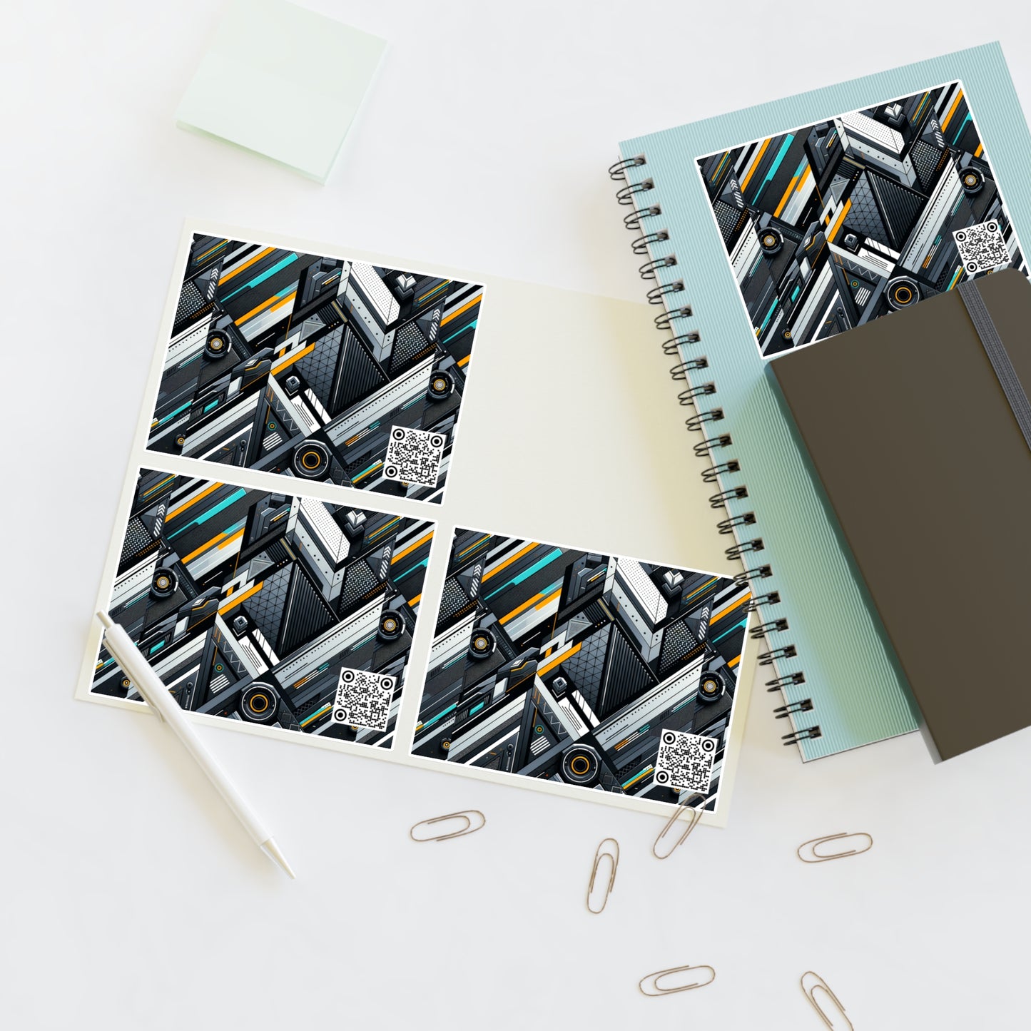 Tech Athletic Fusion Tech-Forward Athletic Sticker Sheets - 8404 Design-65