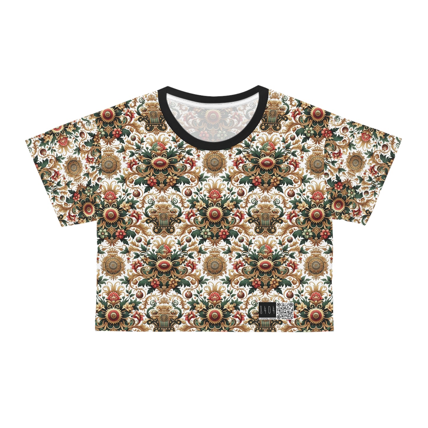 Monogram Madness Luxurious Streetwear Crop Tee - 8404 Design-68