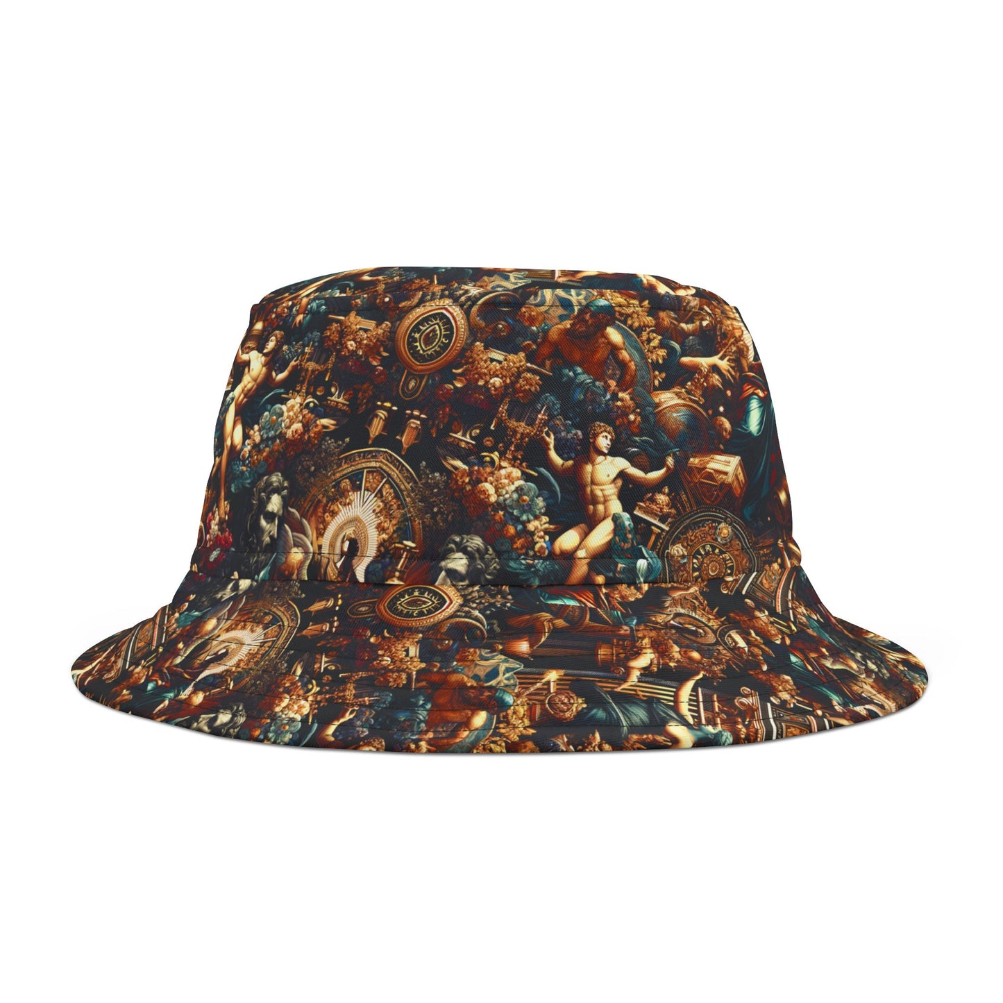 Digital Renaissance Luxurious Streetwear Inspired By Classical Art With a Modern Twist Bucket Hat - 8404 Design-64