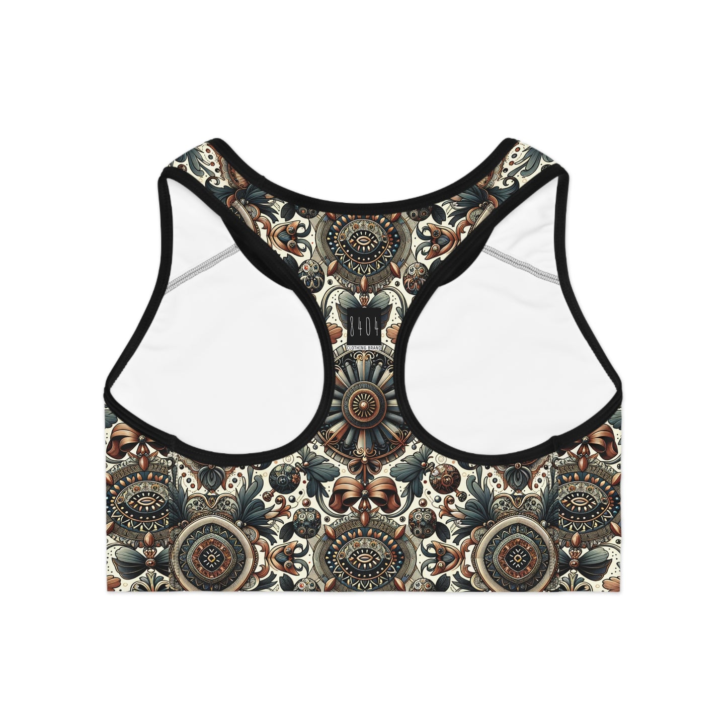 Neo-Dandyism Modern Dandy Streetwear Sports Bra - 8404 Design-51