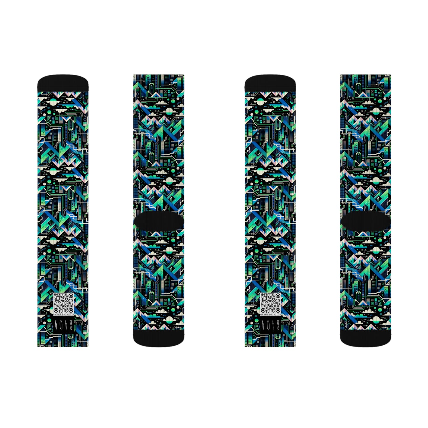 Digital Adventure Graphics Digital Explorer Sublimation Socks - 8404 Design-55