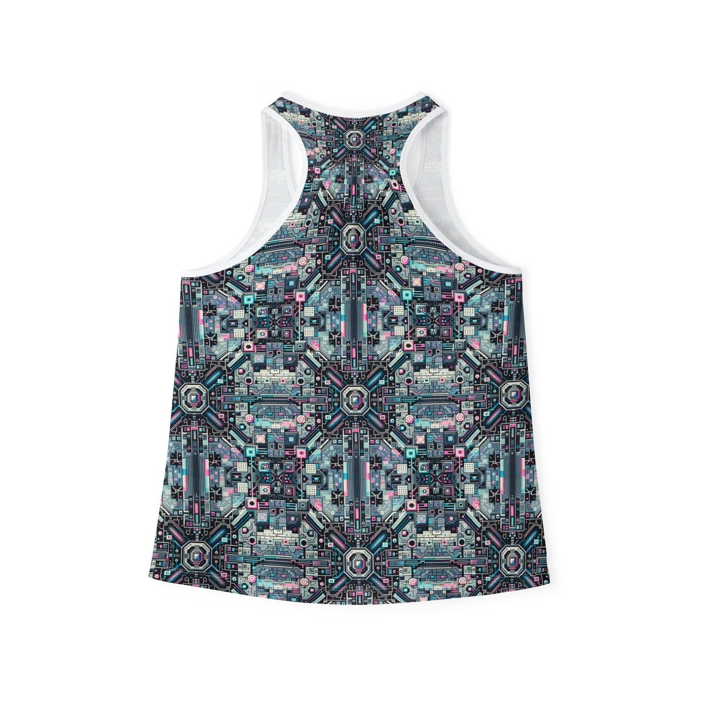Digital Renaissance Tech-Forward Maximalism Women's Tank Top - 8404 Design-44