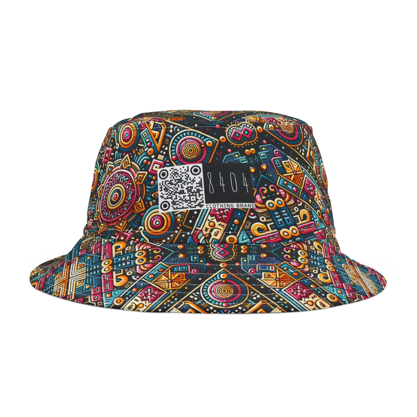 Cultural Fusion Tech Blend of Cultural Heritage With Tech-Inspired Elements Bucket Hat - 8404 Design-58
