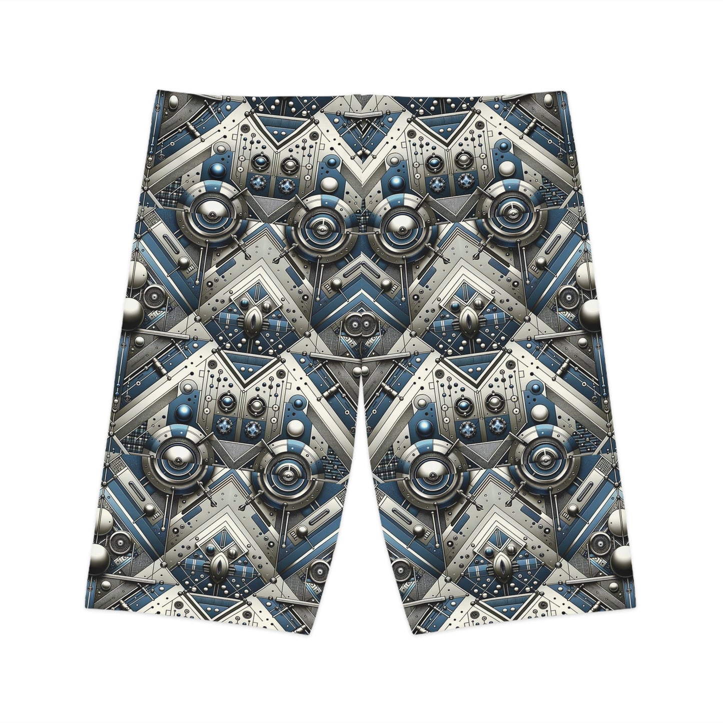 Tech Utility Fusion Tech-Forward Utility With a Futuristic Edge Women's Bike Shorts - 8404 Design-63