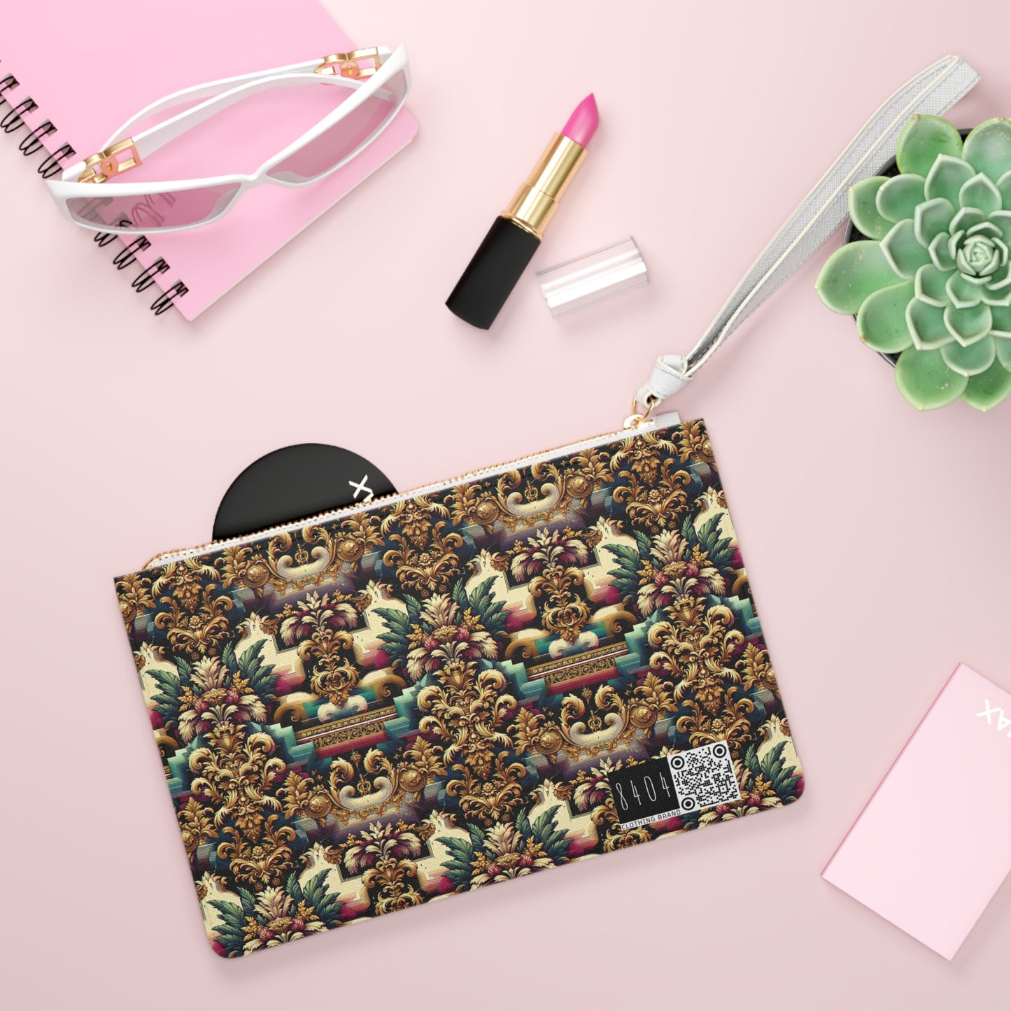 Digital Renaissance Modern Baroque Fusion Clutch Bag - 8404 Design-60