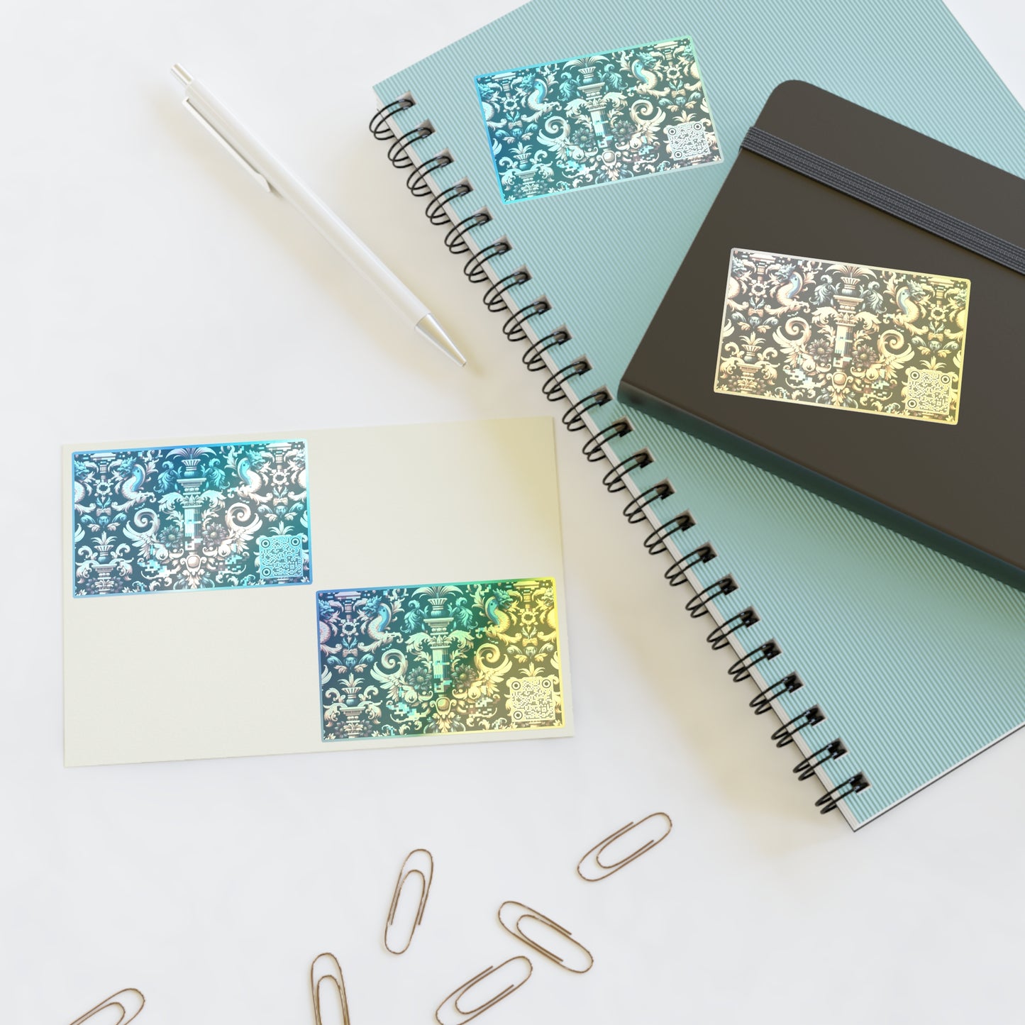 Digital Renaissance Modern Baroque Fusion Sticker Sheets - 8404 Design-57