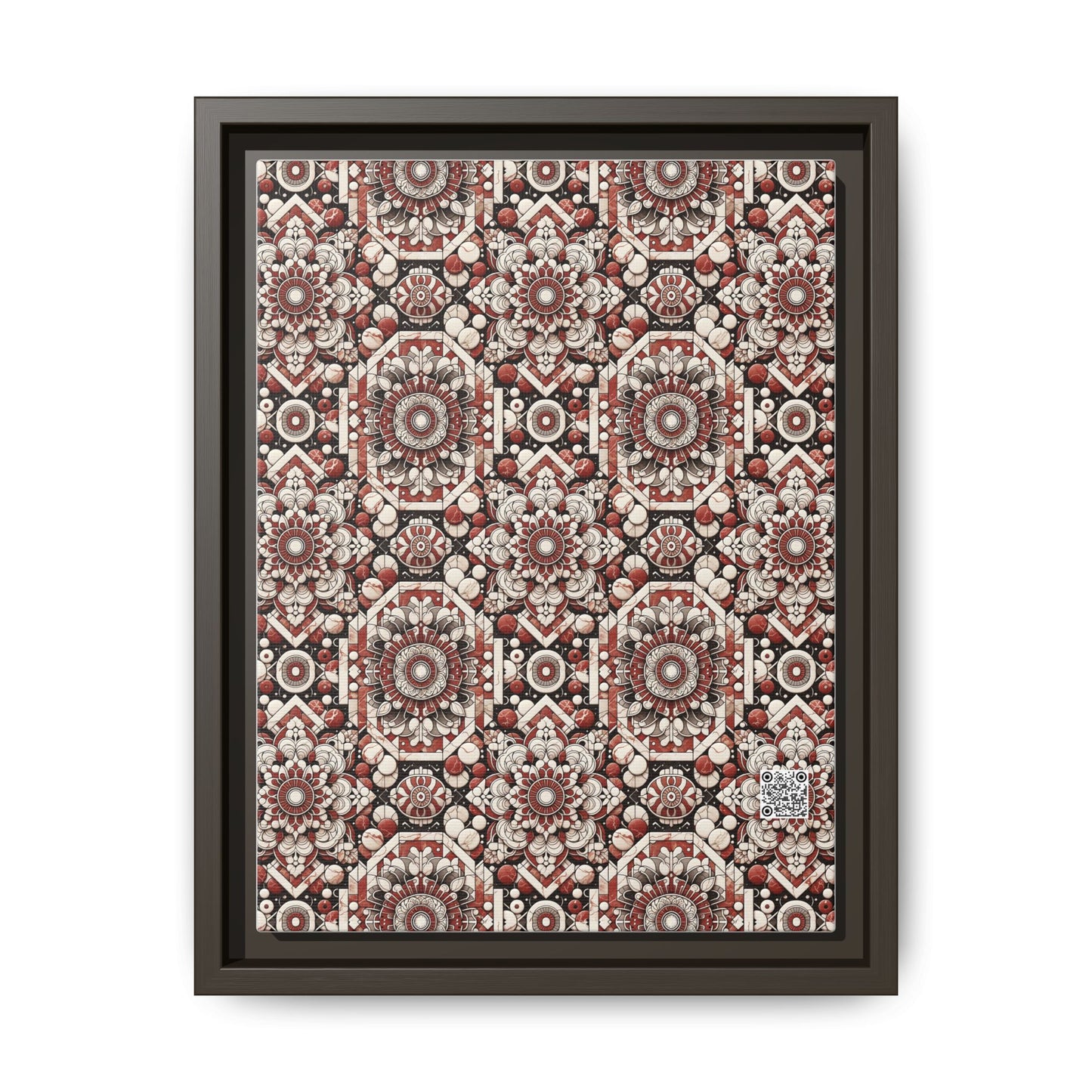 Neo Jomon Sculptural Aesthetics Artisanal Streetwear Matte Canvas, Framed (multi-Color) - 8404 Design-55 A