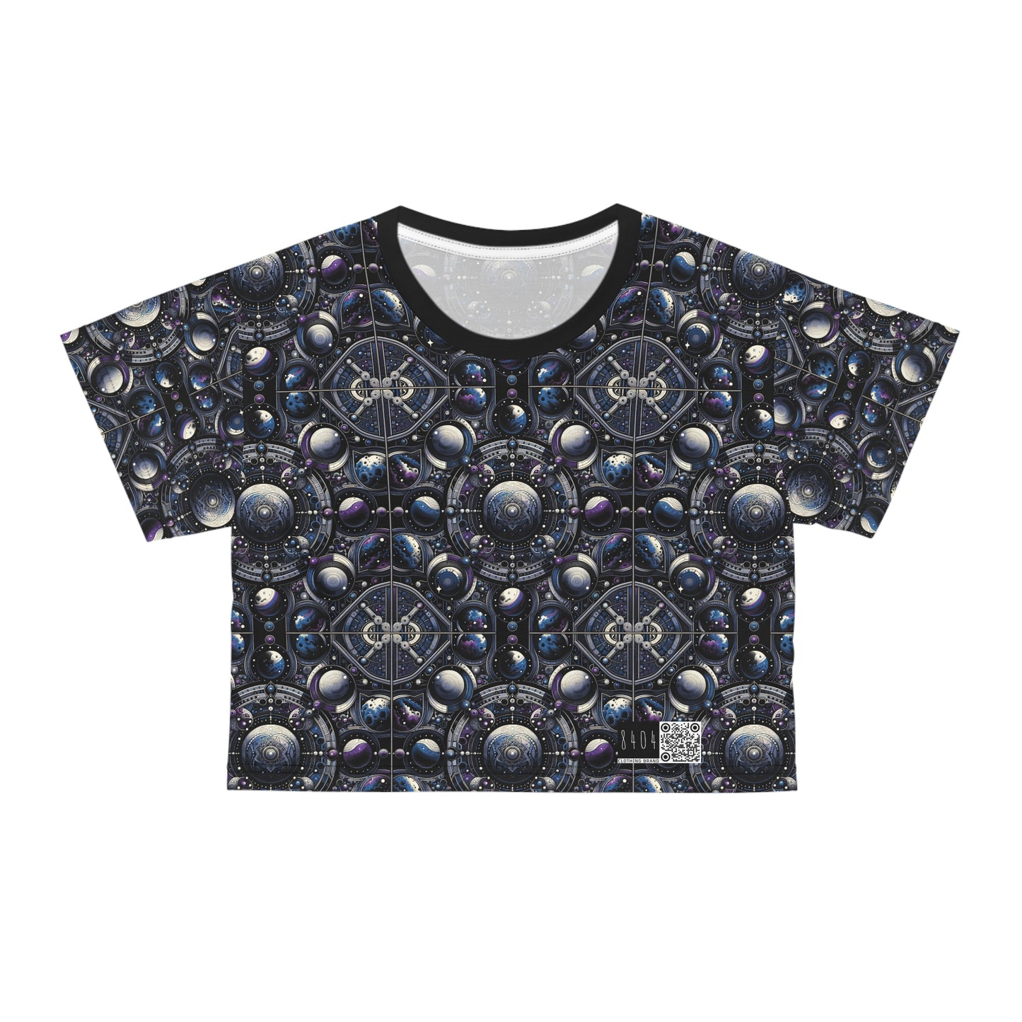 Tech Astronaut Tech-Forward Streetwear Meets Space Exploration Crop Tee - 8404 Design-46