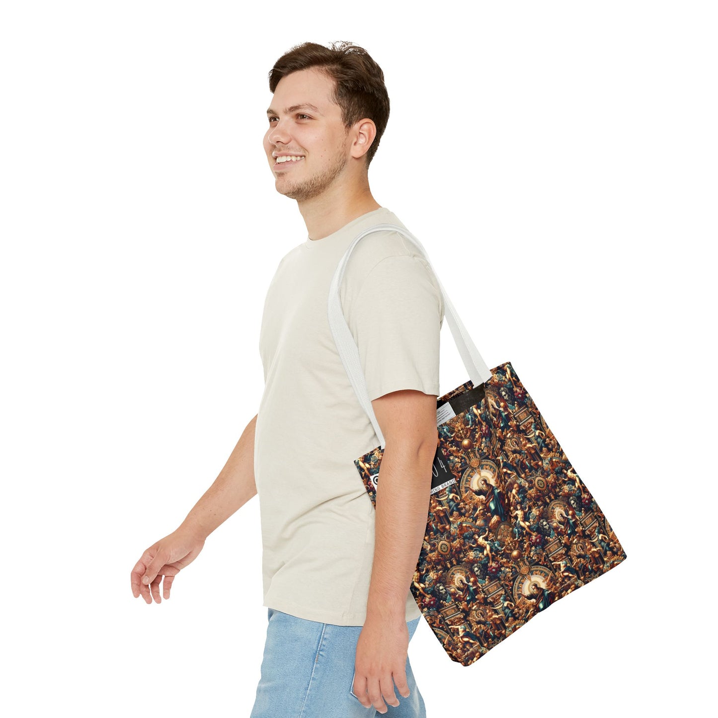 Digital Renaissance Luxurious Streetwear Inspired By Classical Art With a Modern Twist Tote Bag - 8404 Design-64