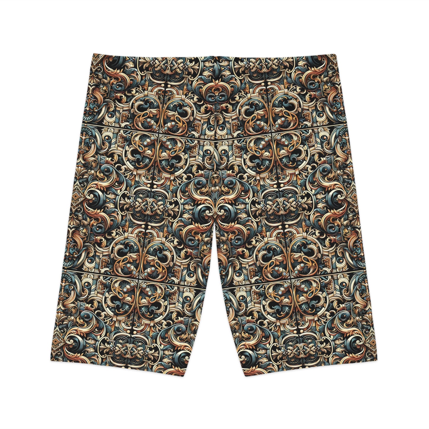 Urban Renaissance Historical Fusion With Street Edge Women's Bike Shorts - 8404 Design-59