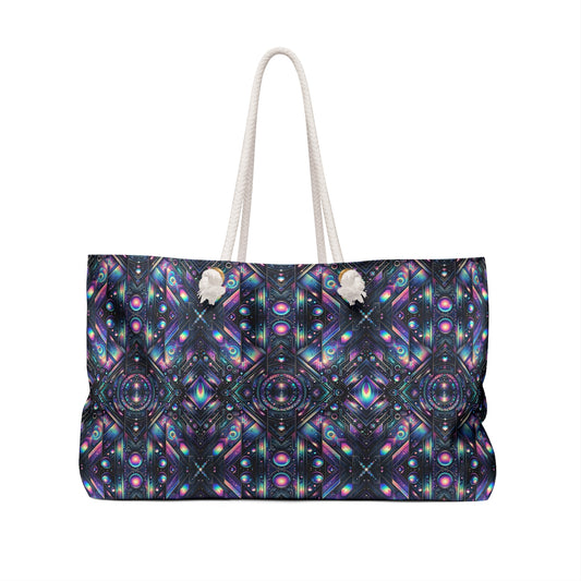 Galactic Hues Tech-Forward Cosmic Fusion Weekender Bag - 8404 Design-58