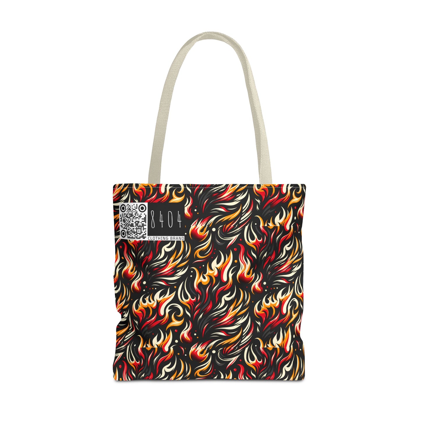 Fire & Flames Bold Streetwear Statement Tote Bag - 8404 Design-60