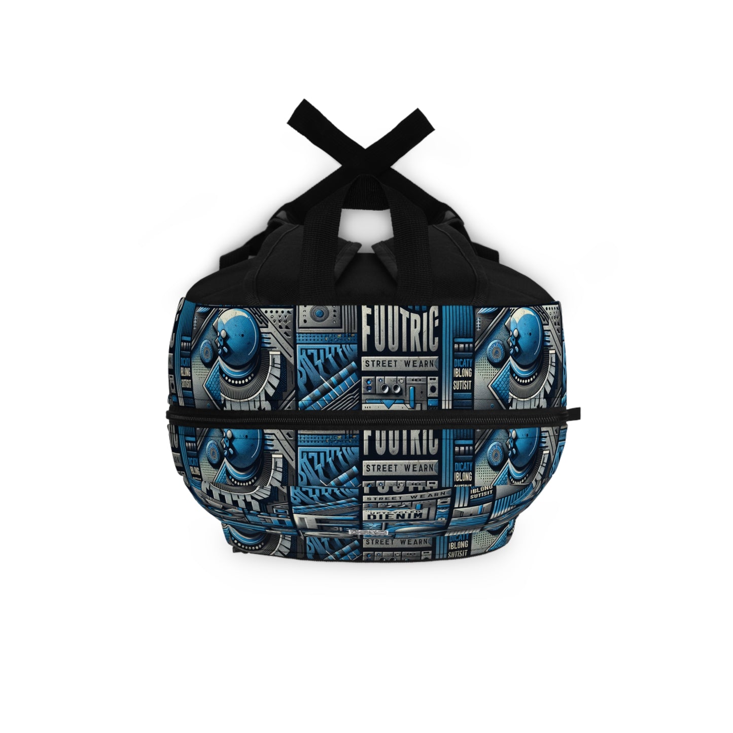 Tech Denim Fusion Tech-Forward Streetwear Backpack - 8404 Design-61