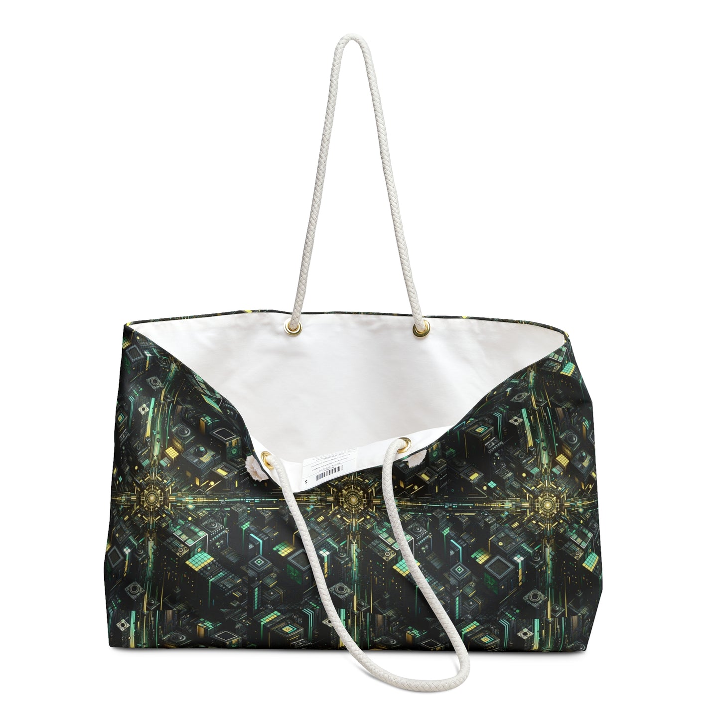 Tech Noir Graphics Tech-Inspired Streetwear Weekender Bag - 8404 Design-66