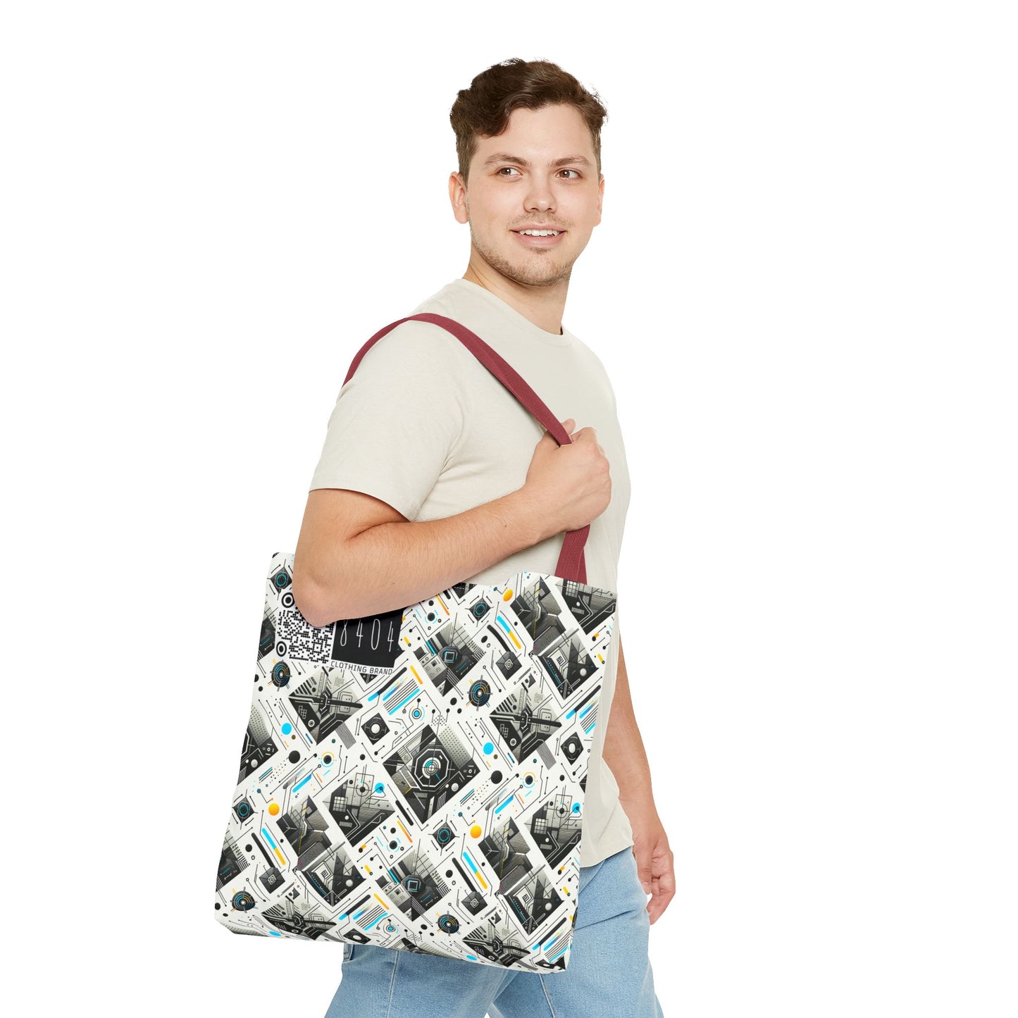 Tech Minimalism Minimalist Tech Tote Bag - 8404 Design-47