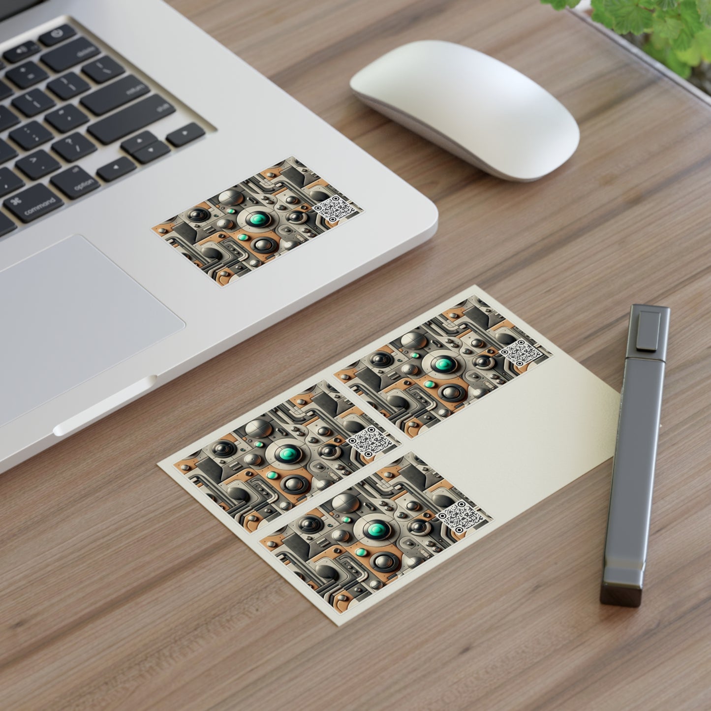 Tech Utility Chic Tech-Forward Minimalist Sticker Sheets - 8404 Design-54