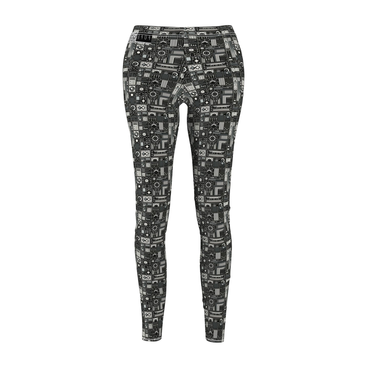 Digital Minimalism Minimalist Tech Women's Cut & Sew Casual Leggings - 8404 Design-62