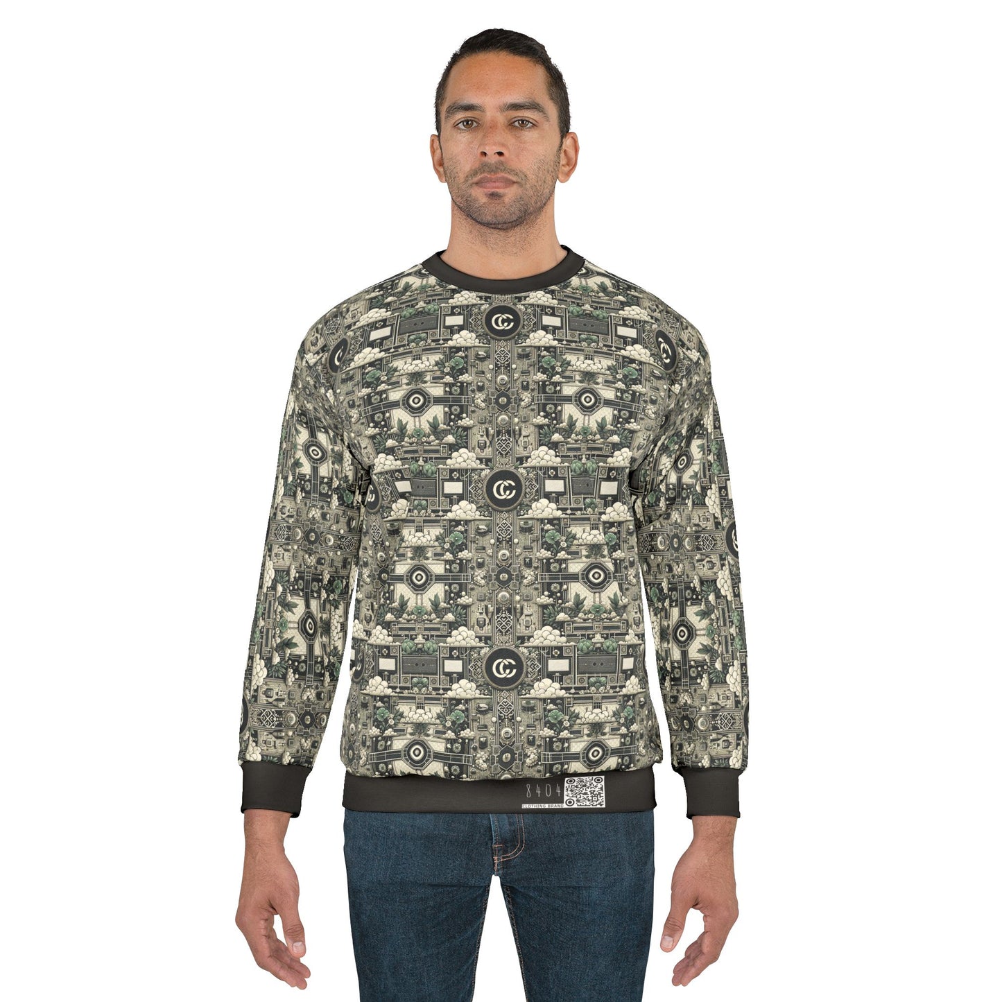 Cyber Garden Party Tech Garden Extravaganza Sweatshirt - 8404 Design-54