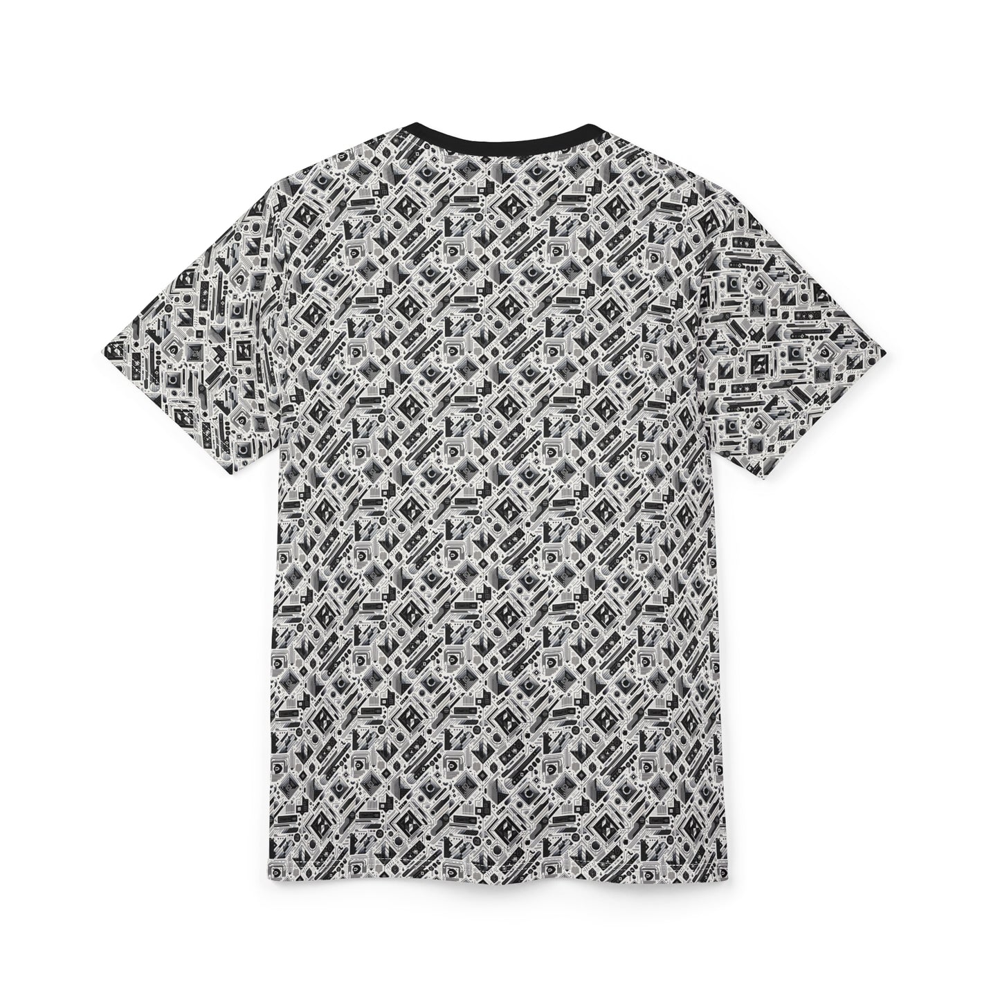 Tech Minimalism Minimalist Tech Unisex Cut & Sew Tee - 8404 Design-72