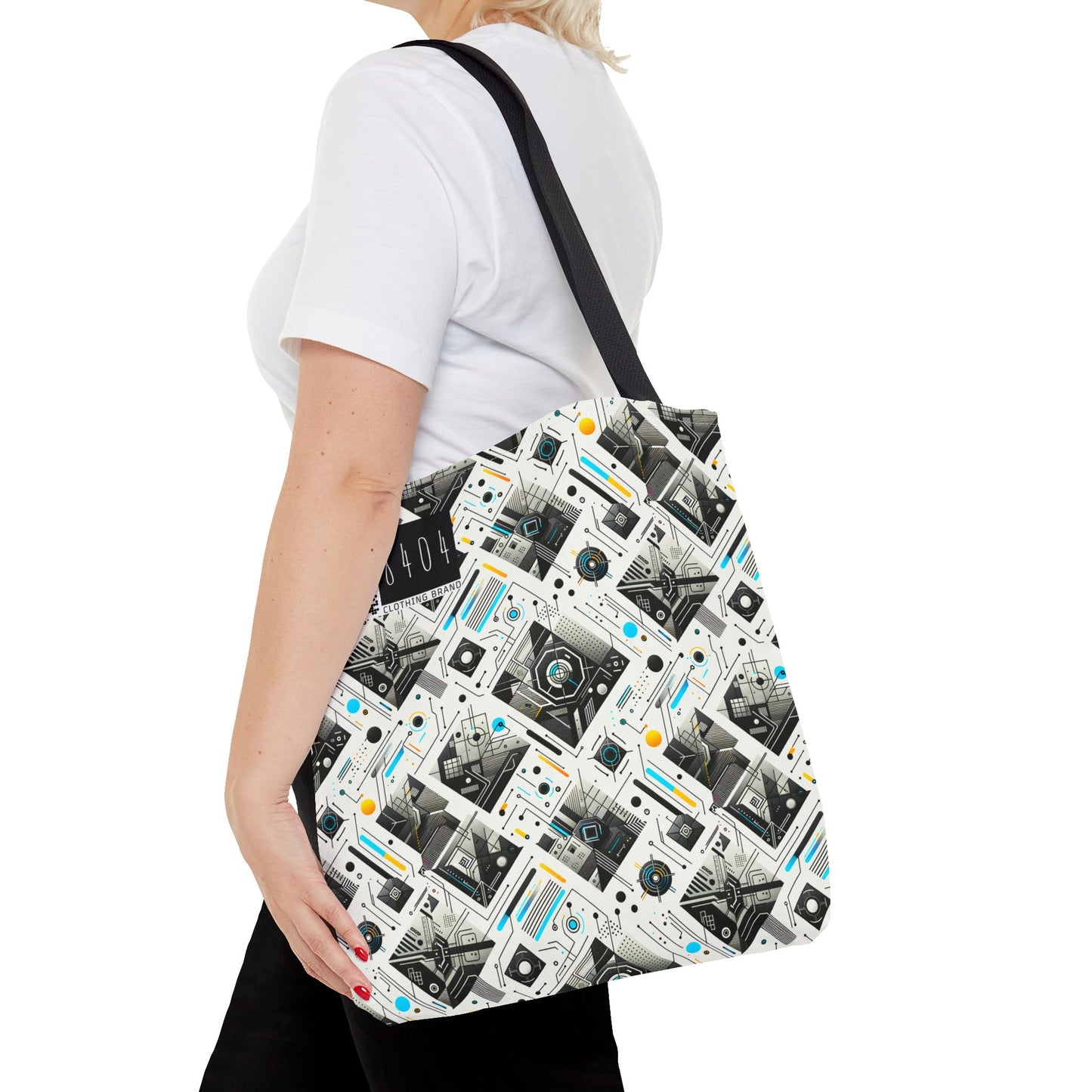 Tech Minimalism Minimalist Tech Tote Bag - 8404 Design-47