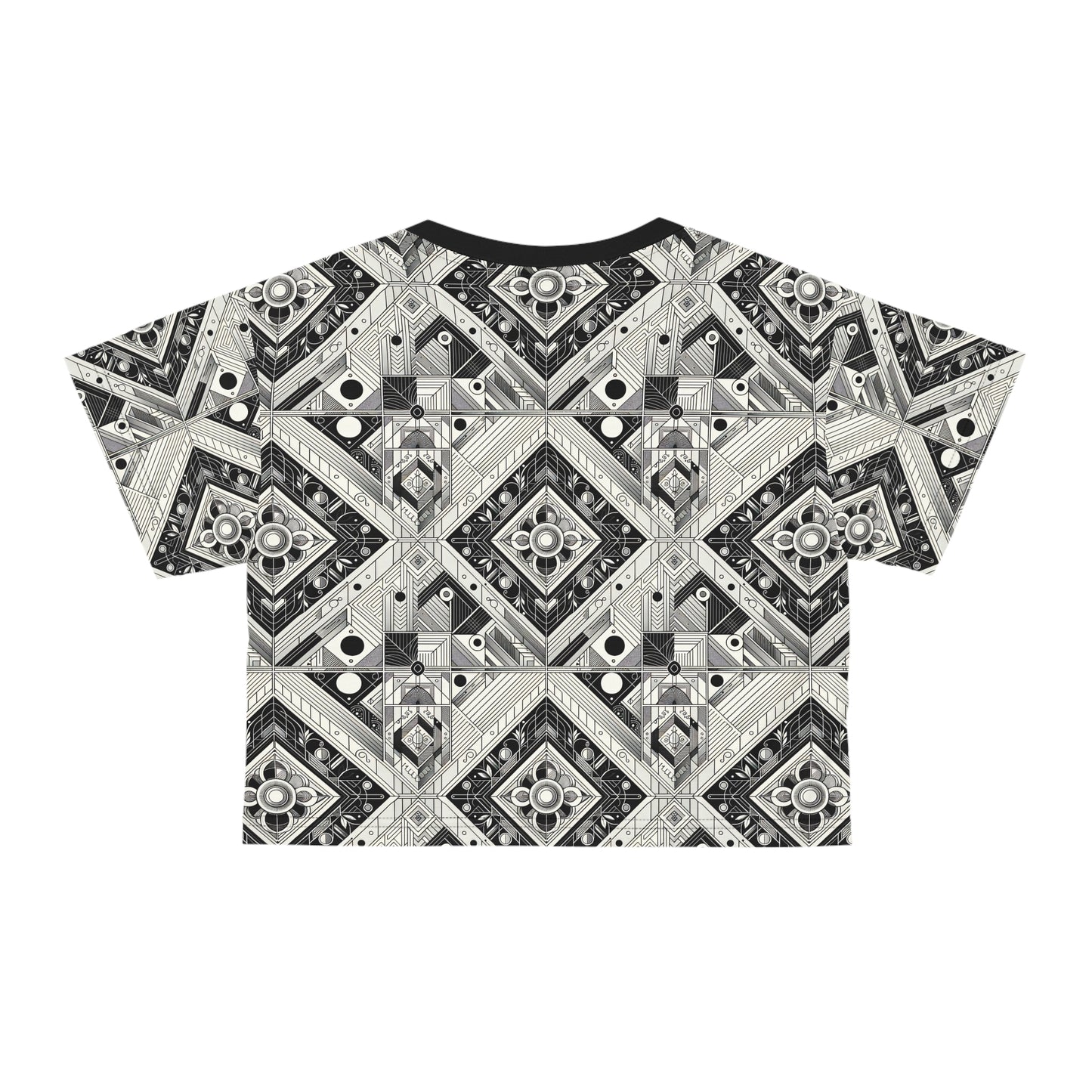 Tech Minimalism Minimalist Tech Crop Tee - 8404 Design-54