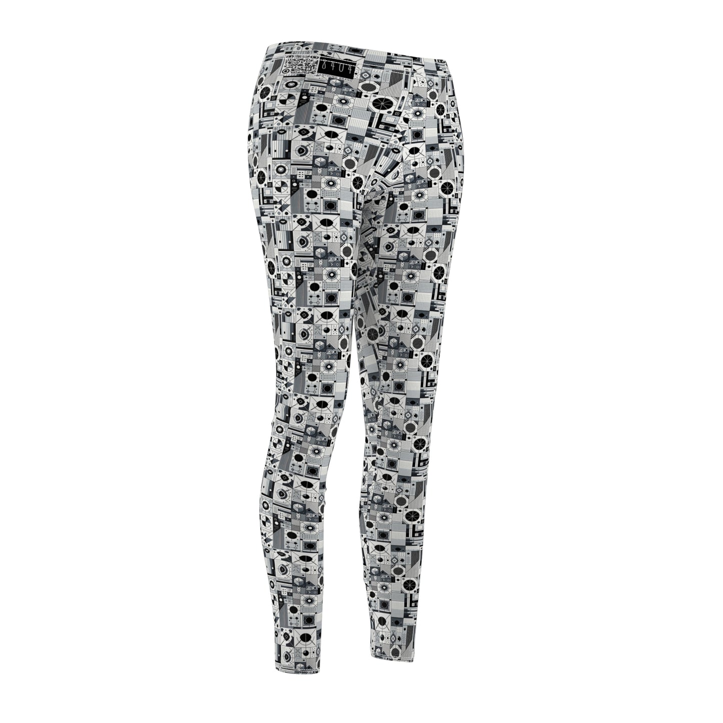 Digital Minimalism Minimalist Tech Women's Cut & Sew Casual Leggings - 8404 Design-65