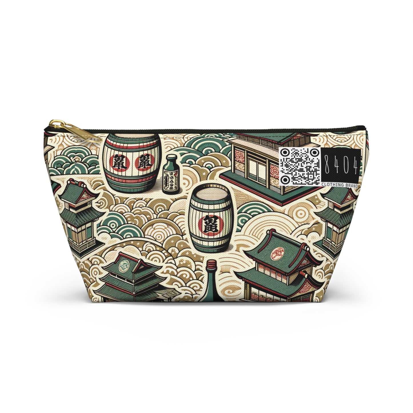Cultural Artisanal Fusion Contemporary Cultural Elegance Accessory Pouch W T-Bottom - 8404 Design-68