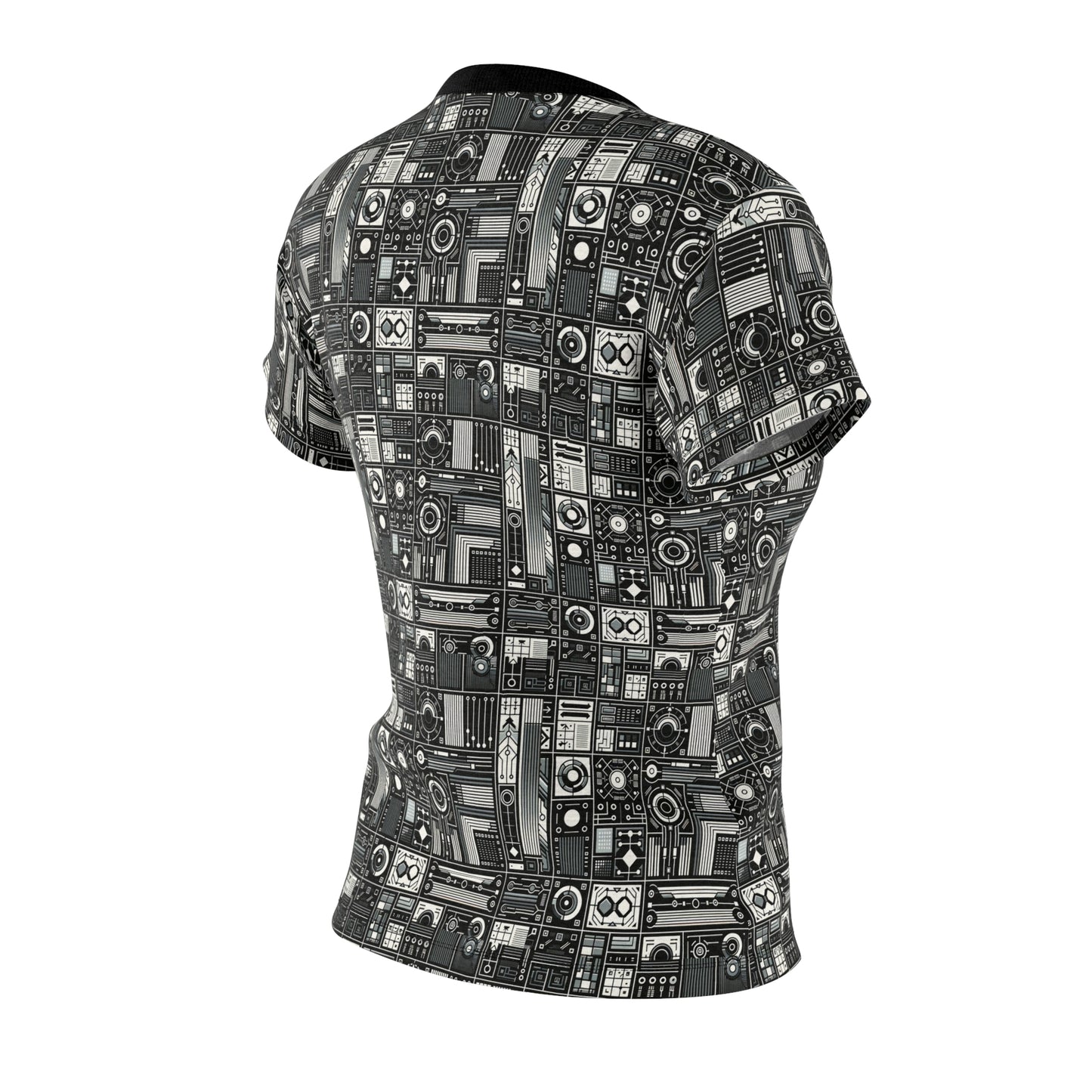 Digital Minimalism Minimalist Tech Women's Cut & Sew Tee - 8404 Design-62