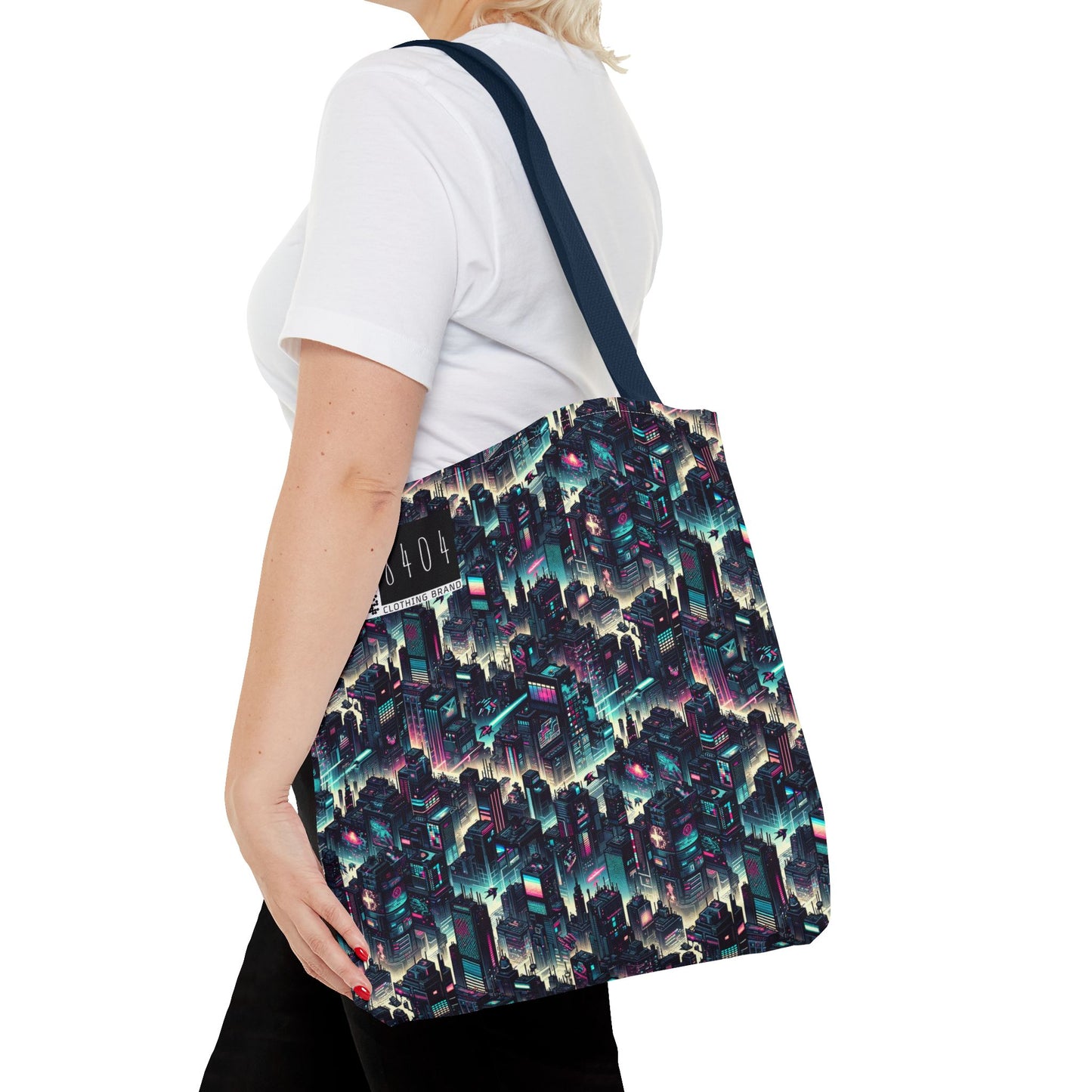 Digital Rebellion Tech-Inspired Streetwear Tote Bag - 8404 Design-51