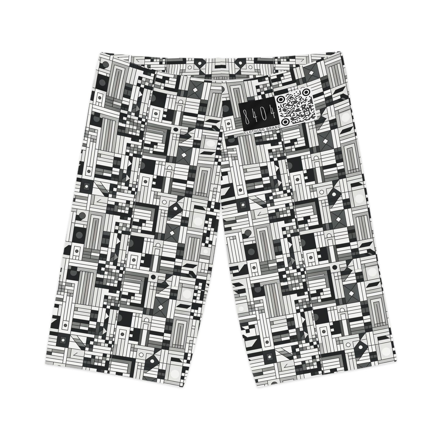 Digital Minimalism Minimalist Tech Women's Bike Shorts - 8404 Design-43