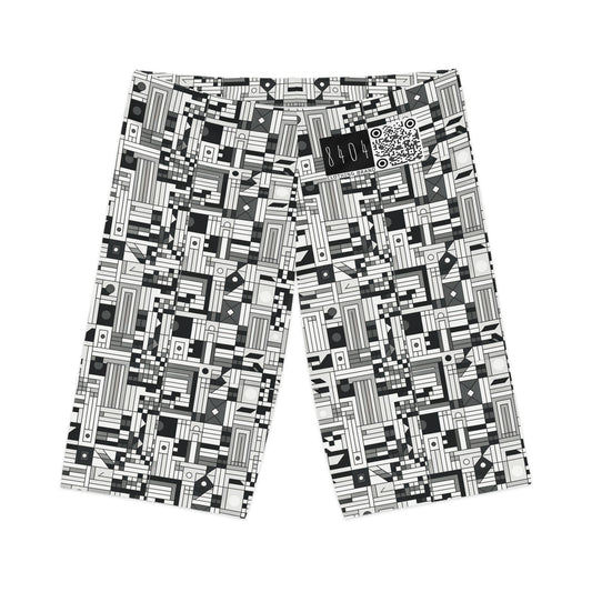 Digital Minimalism Minimalist Tech Women's Bike Shorts - 8404 Design-43