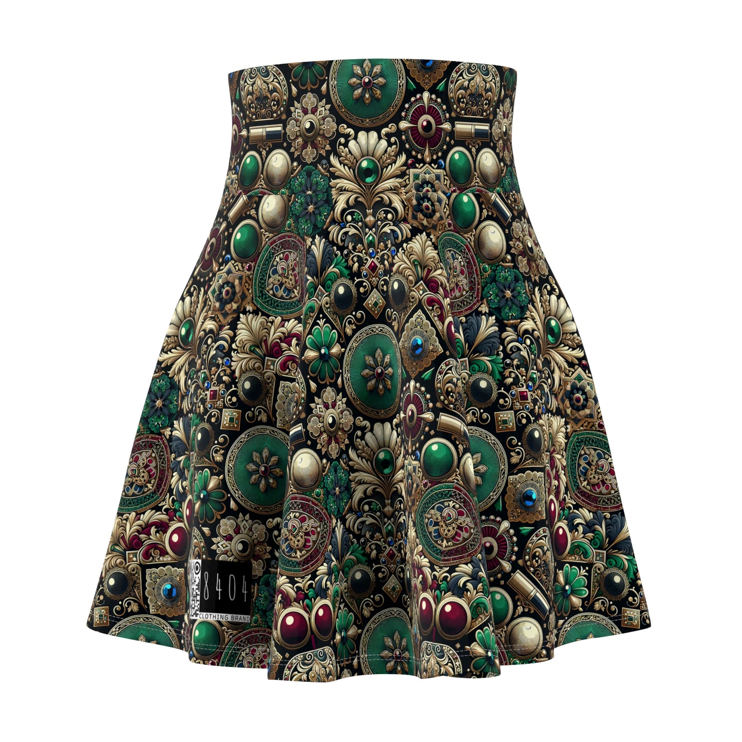 Neo-Dandyism Modern Dandy Streetwear Women's Skater Skirt - 8404 Design-54