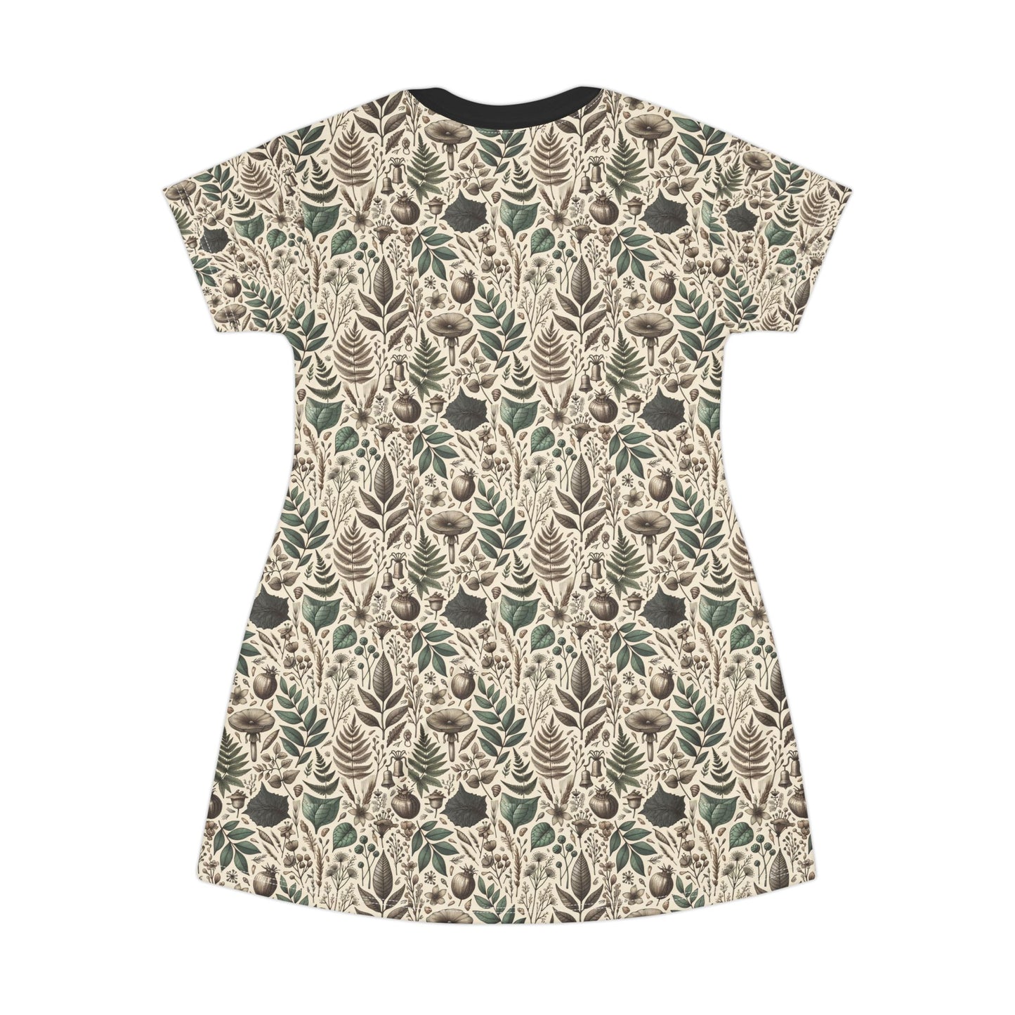 Sustainable Streetwear Modern Eco-Conscious T-Shirt Dress - 8404 Design-57