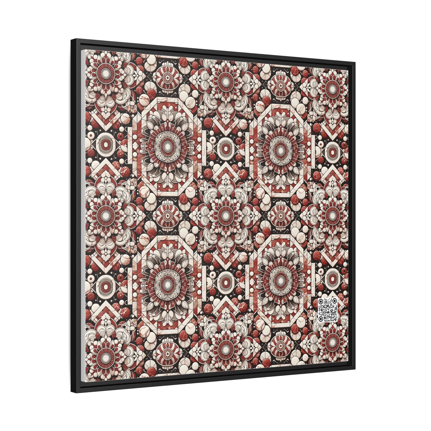Neo Jomon Sculptural Aesthetics Artisanal Streetwear Matte Canvas, Framed (multi-Color) - 8404 Design-55 A