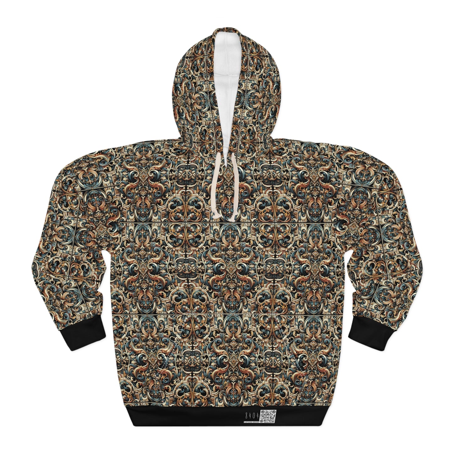 Urban Renaissance Historical Fusion With Street Edge Pullover Hoodie - 8404 Design-59