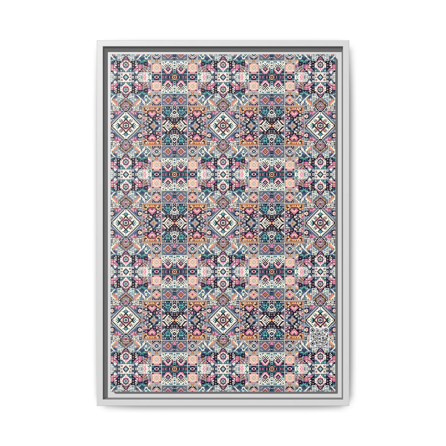 Matte Canvas, Framed (multi-Color) - 8404 Design-01