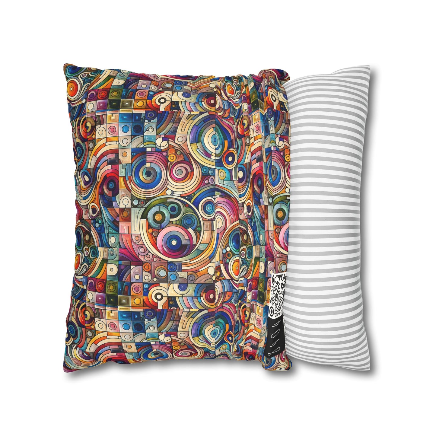 Digital Artistic Expression Artistic Streetwear Faux Suede Square Pillowcase - 8404 Design-49