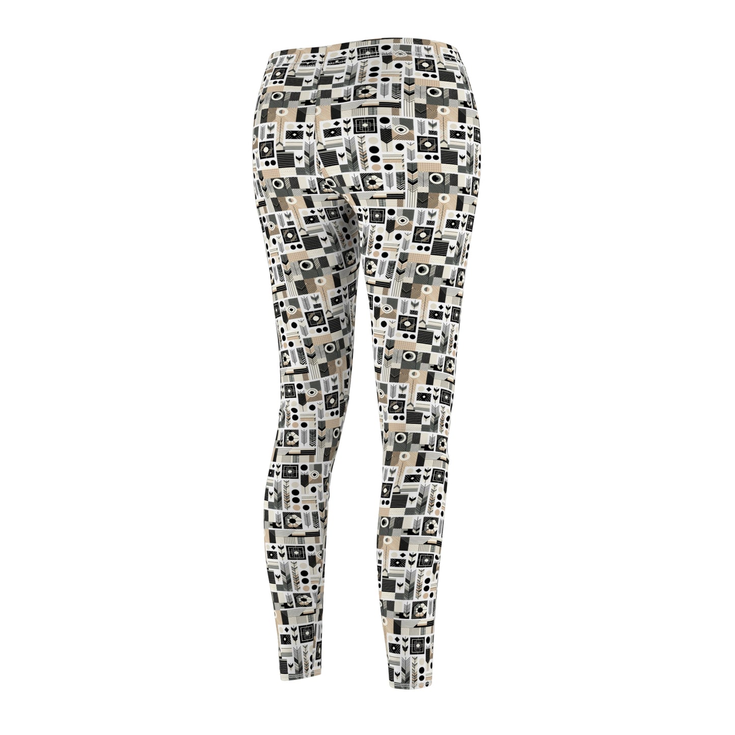 Elevated Athleisure Modern Sophistication With Sporty Elements Women's Cut & Sew Casual Leggings - 8404 Design-57