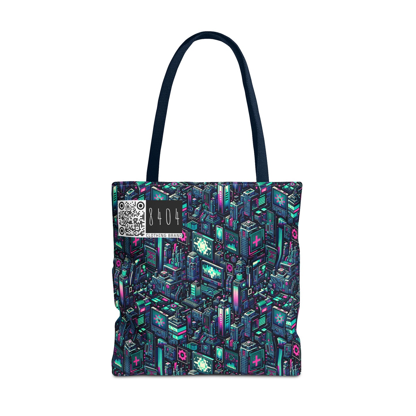 Digital Rebellion Tech-Inspired Streetwear Tote Bag - 8404 Design-58