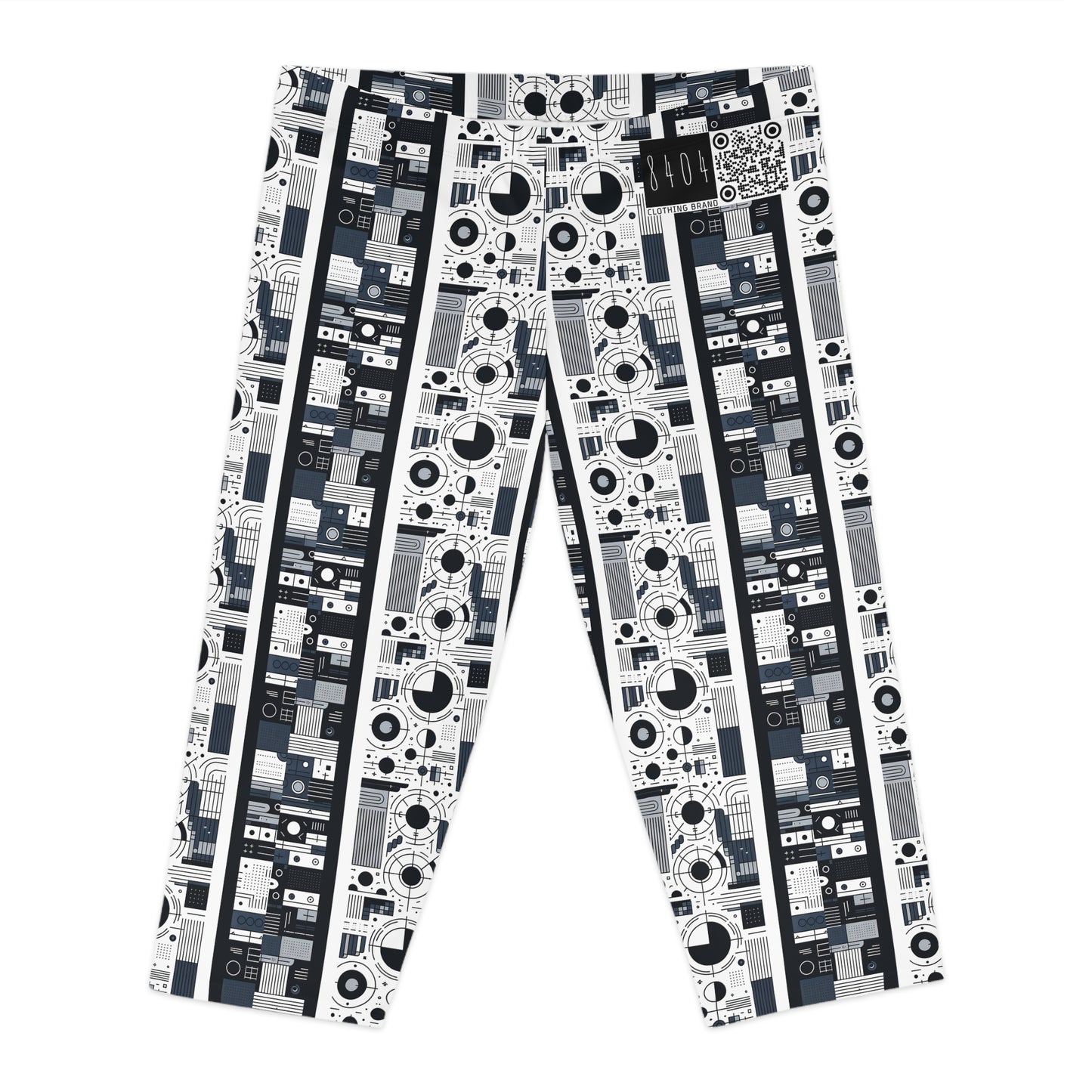 Minimalist Athleisure Minimalist Tech Women's Capri Leggings - 8404 Design-54