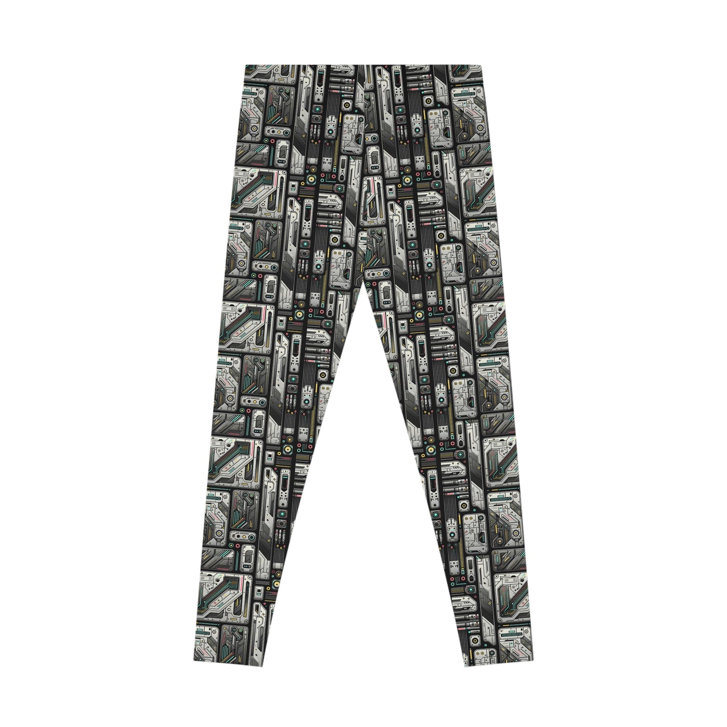 Tech Utility Gear Tech-Forward Minimalism Stretch Leggings - 8404 Design-45