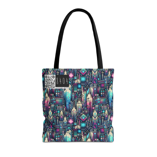 Digital Renaissance Tech-Forward Maximalism Tote Bag - 8404 Design-56