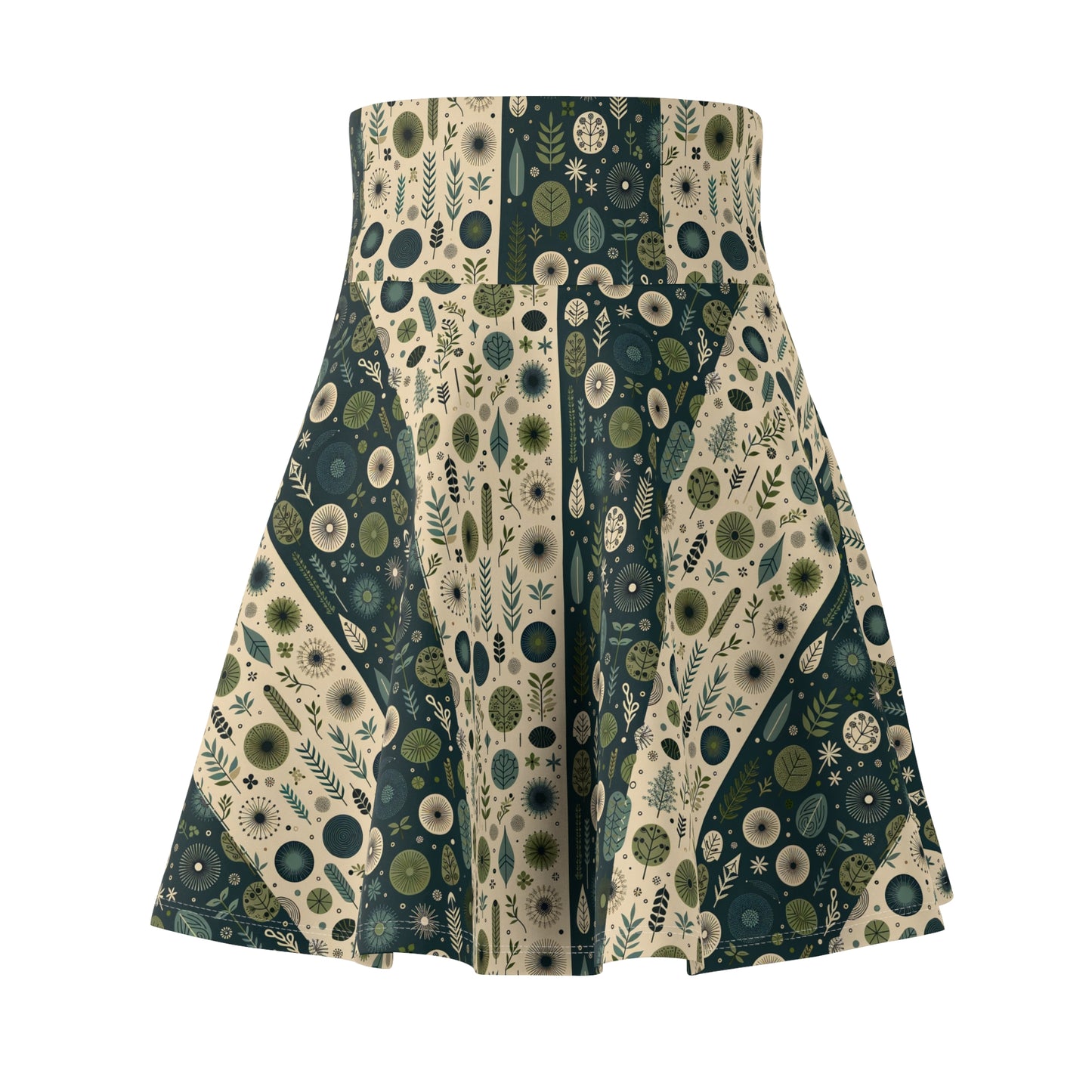 Sustainable Street Utility Sustainable Tech Streetwear Women's Skater Skirt - 8404 Design-62